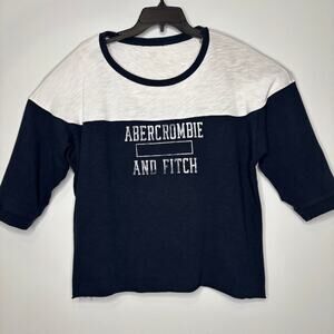 Abercrombie & Fitch Boxy Tee Oversized Soft Girl Top Large